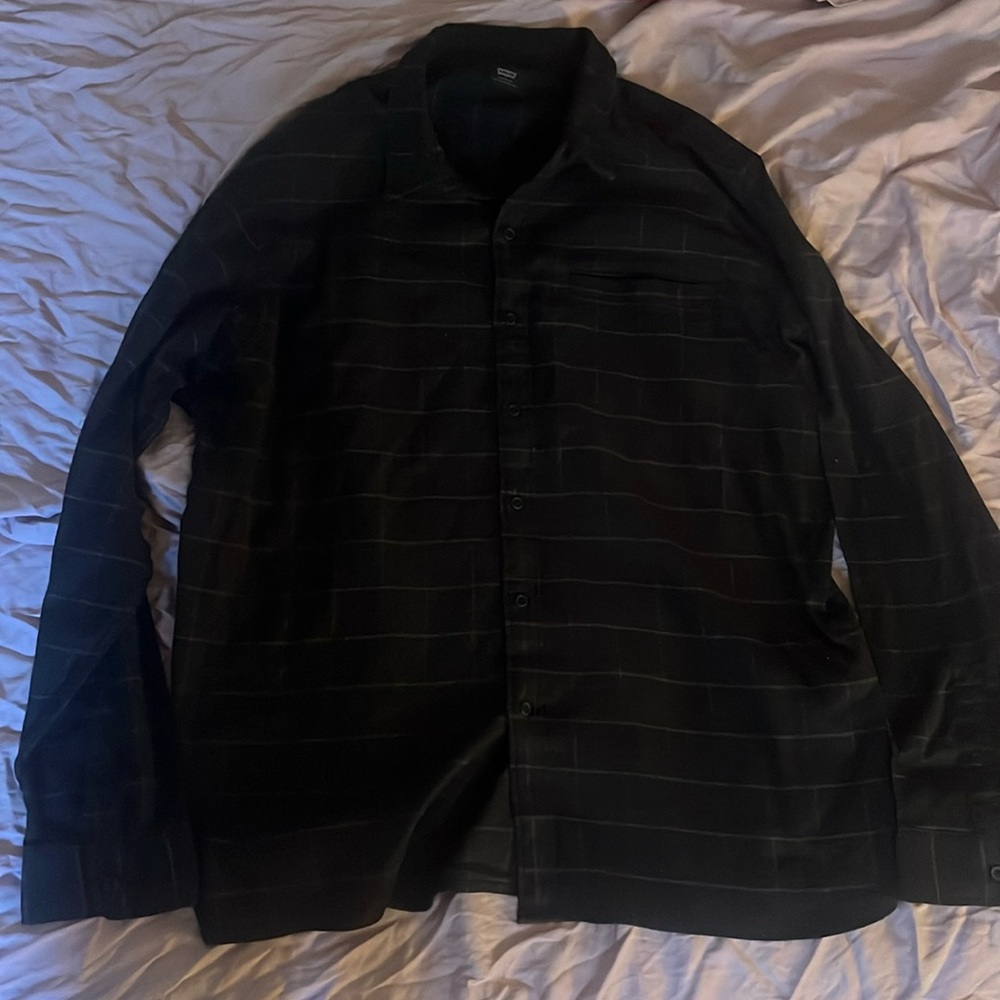 Levi's Commuter Button Down Shirt Size XXL Black
